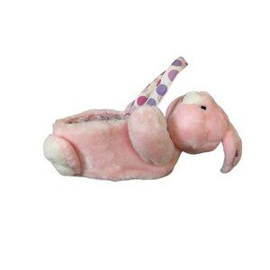 Wal mart  Bunny Rabbit Easter  Basket ‎ pink 15 in